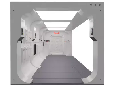 Tantive 4 left wall 1-12 scale Blackseries 3D print model