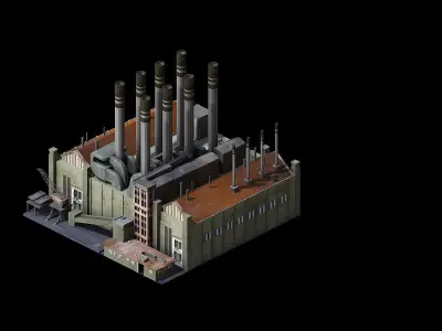 Heterogeneous - Building 10 3D model