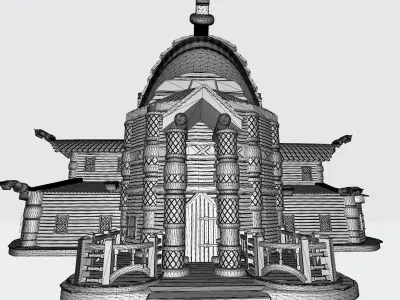 Vikings house 3D print model