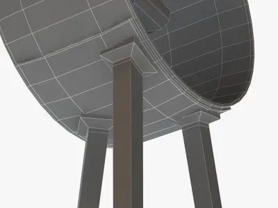 3 legs floor lamp 3D model