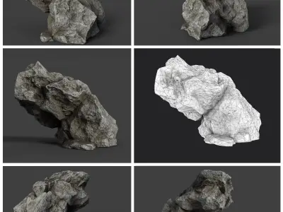 Rock Collection 006 3D Model Pack