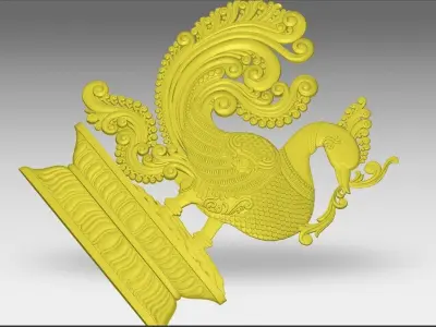 PEACOCK 3D model
