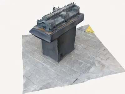 Bronze Miniature Sukiennice Krakow 3D model