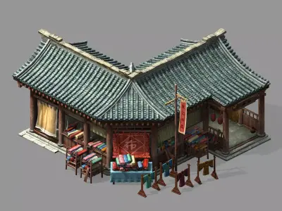 Song dynasty-Dongshi-Bozhuang 3D model