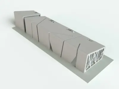 Mini-Mart  Shopping pavilion  3D model