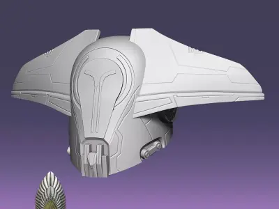 Kellic Bounty Hunter helmet star wars 3d digital dl 3D print model