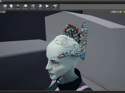 FemaleAlien01 UnrealEngine 3D model