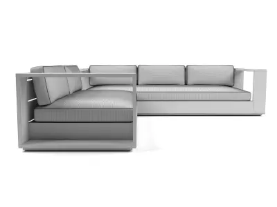 Harbour Outdoor - Hayman Sofa L-Shaped 3D model