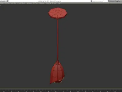 Pendant lamp 21-49 by Delightful low poly 3d model Low-poly 3D model