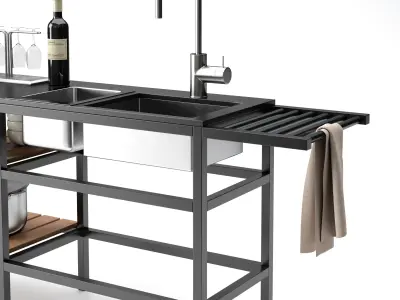 Barbecue 03 3D model