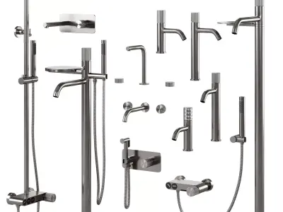 Faucet set Stick by Boheme 3D model