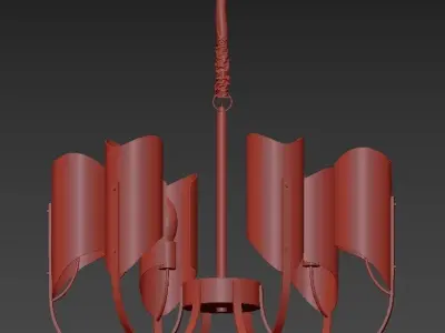 RUBY CHANDELIER 3D model