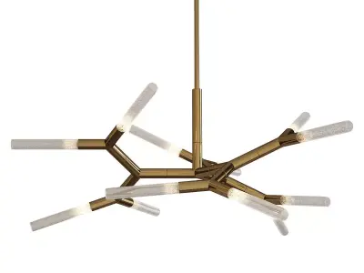 Kryptonite LED Chandelier Low-poly 3D model