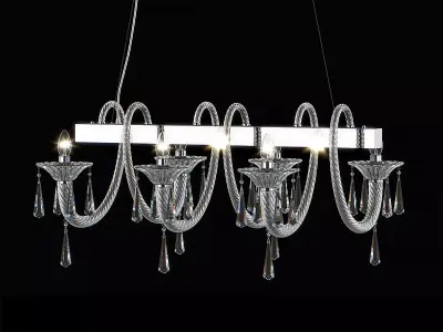 821160 Corno Lightstar Hanging Chandelier 3D model