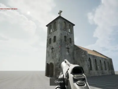 Castle and Church 3D Model Pack