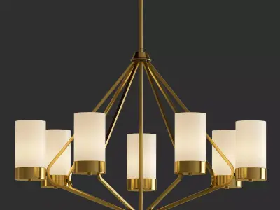 Elevate Collection 7 Chandelier 3D model