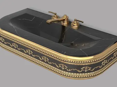 Classic Wash Basin 5 3D model