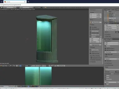 Cloning Vats Sci-fi Low-poly 3D model