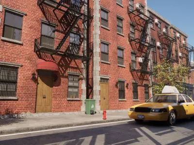 Newyork Street 3D model