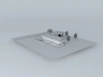 Modern House Free 3D model