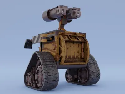 Pixars Wall-E detailed 3d model  3D model