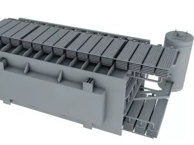 Electrical Transformer 3D model