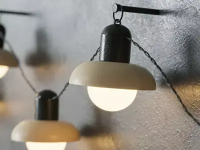 SOLVINDEN garland IKEA lamps 3D model