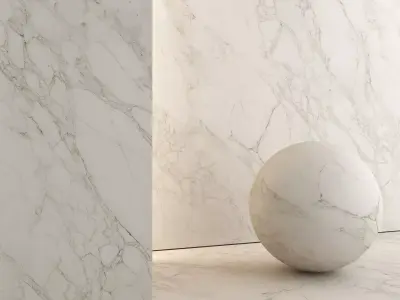 Marble Material and Porcelain Stoneware Tiles - Set 03 Texture