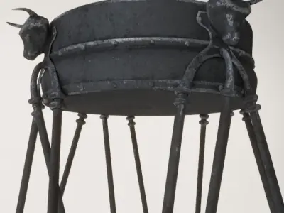 Greek Oil Lamp 3D model