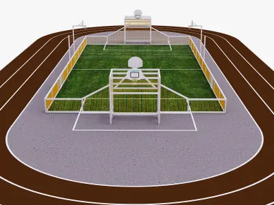 Multisports Stadium 3D model