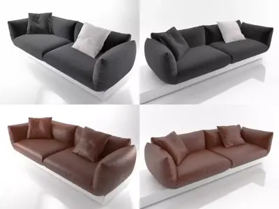 Jalis sofa 01 3D model