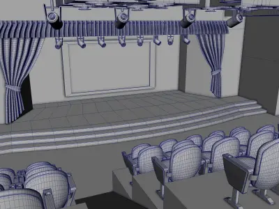 Theater Auditorium 3D model