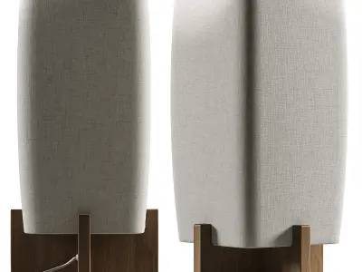 Crate and Barrel Toro Table Lamp 3D model