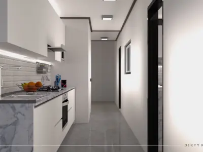 SCANDINAVIAN INTERIOR HOME DESIGN 3D model