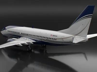  Boeing 737-800 with Interior Rigged 