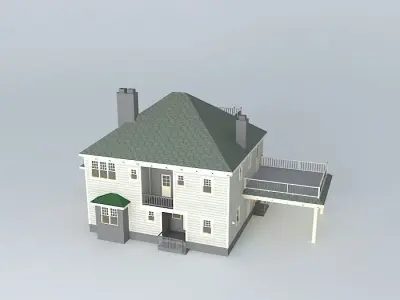 Southern Mansion Free 3D model
