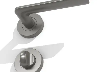 Griffwerk DOOR HANDLE SET REMOTE 3D model