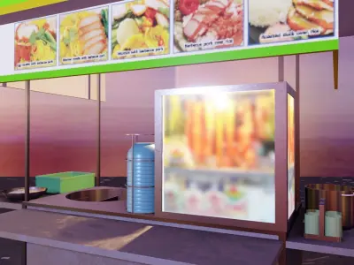 TH-Street food 1 3D model