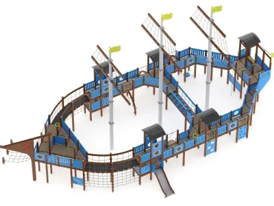 Lapsset Santa Maria 3D model