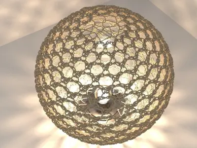 Tribu monsieur tricot standing lamp 3D model