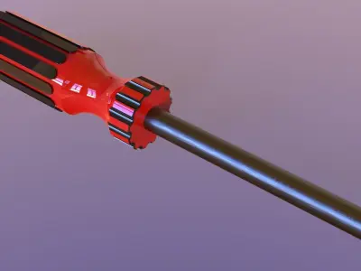 screwdriver square 3D model