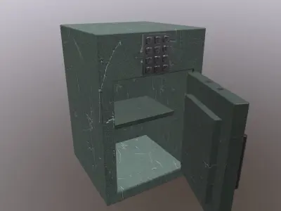 Safe Box  Low-poly 3D model