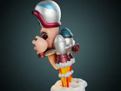 Worms - Jetpack 3D print model