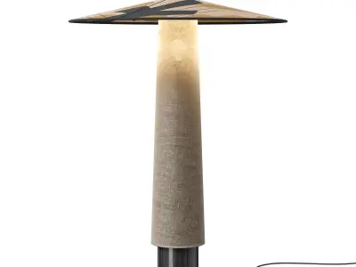 Forestier lamp post Thesee 3D model