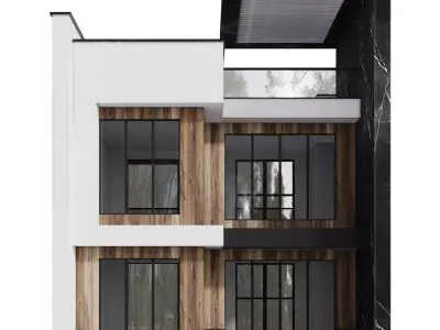 Villa Building 02  3D model