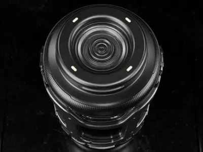 Sci-fi Barrel Low-poly 3D model