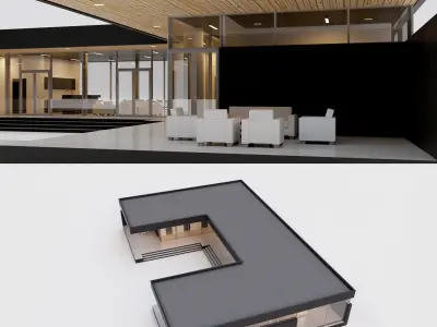 Villa house 3 3D model