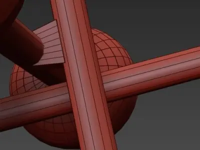 Huge Kalmar Chandelier 3D model