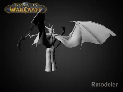 Illidan Demon Hunter 3D model