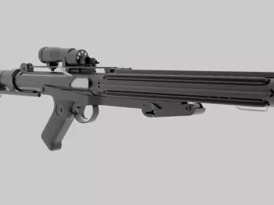 E-10A Blaster Rifle 3D model